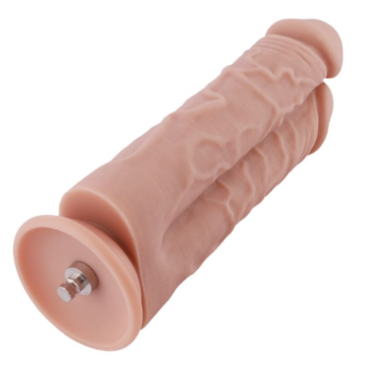 HiSmith - 8.1" Silicone Dual Cock (KlicLok)