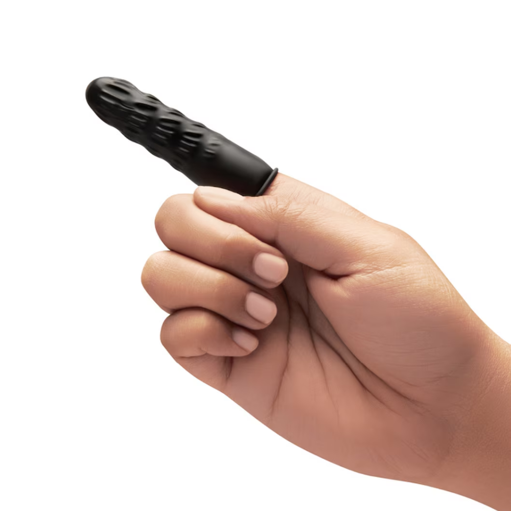 b-Vibe Anal Play Finger Cots 50 Pieces Black