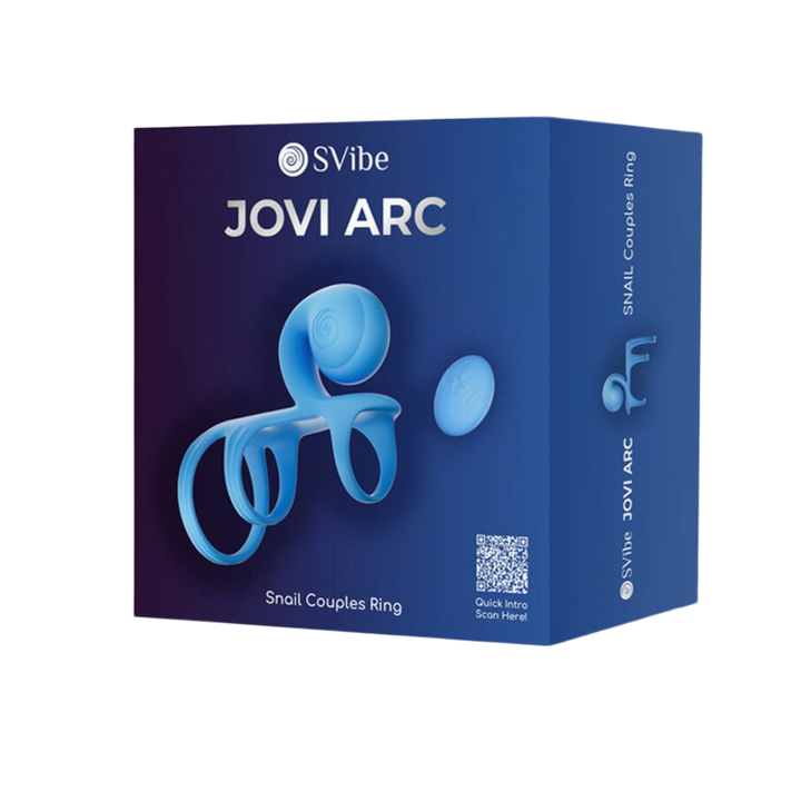 SVibe Snail JOVI Arc Couples Ring Blue Haze