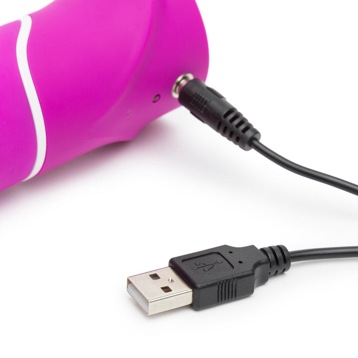 Happy Rabbit G-Spot Curve Rechargeable Rabbit Vibrator - Purple