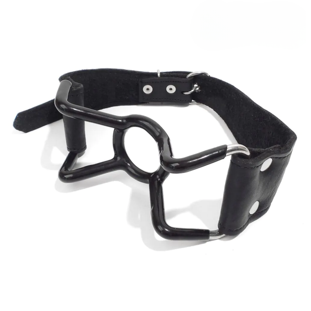 Black Label Spider PVC Coated Stainless Steel Mouth Gag