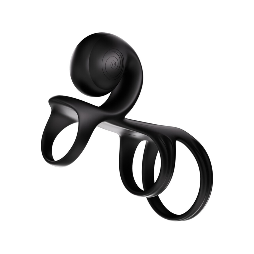 SVibe Snail JOVI Arc Couples Ring Noir Haze