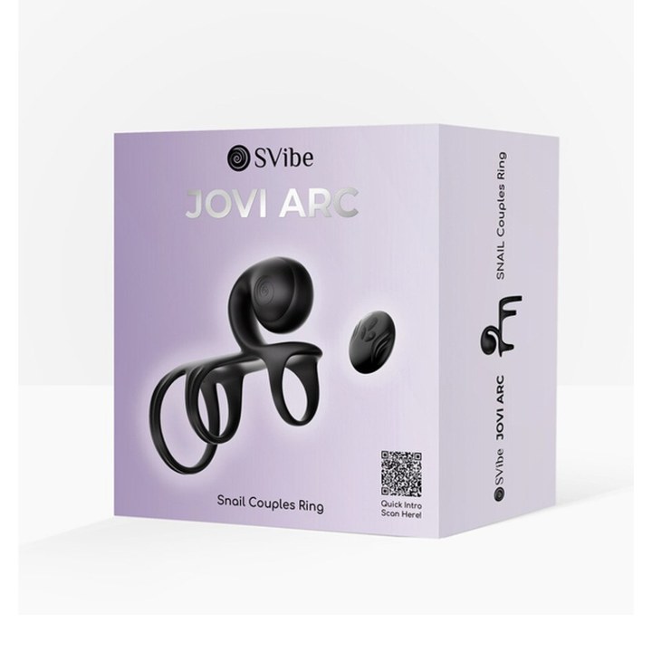 SVibe Snail JOVI Arc Couples Ring Noir Haze