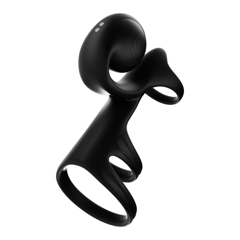 SVibe Snail JOVI Arc Couples Ring Noir Haze