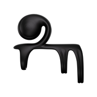 SVibe Snail JOVI Arc Couples Ring Noir Haze