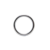 Love In Leather Stainless Steel Cock Ring - 40mm