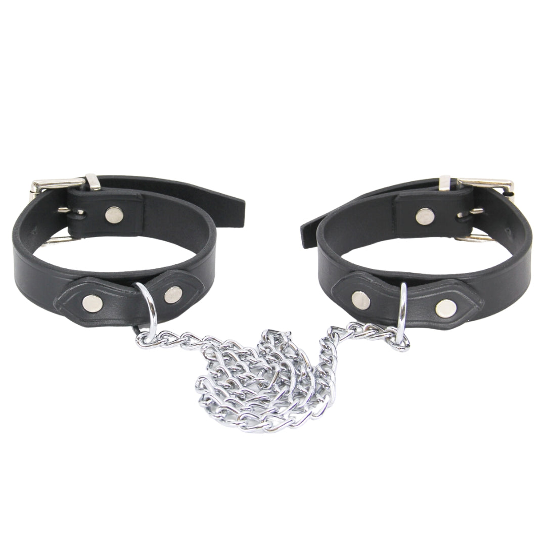 Love In Leather Australian Made Unlined Ankle Cuffs 002
