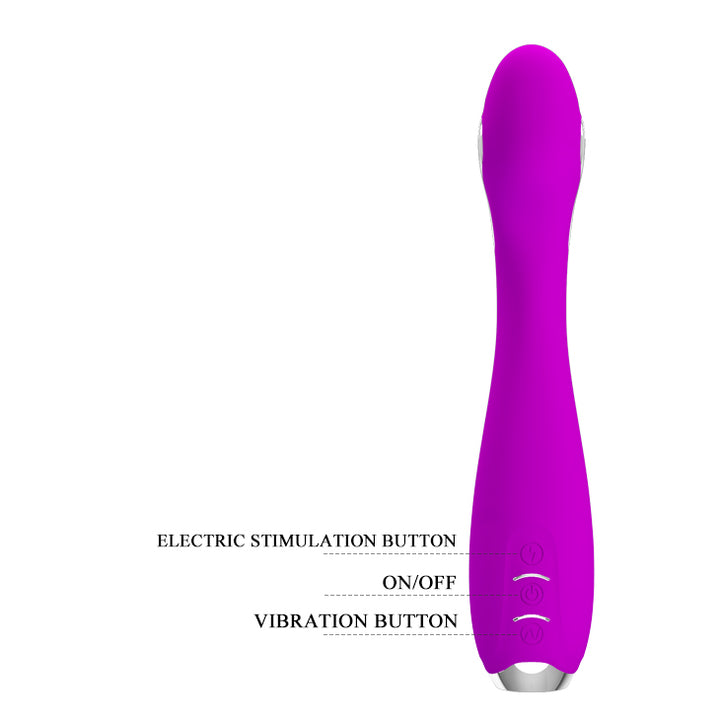 Pretty Love Hector Electro Shock G Spot Vibrator - Pink