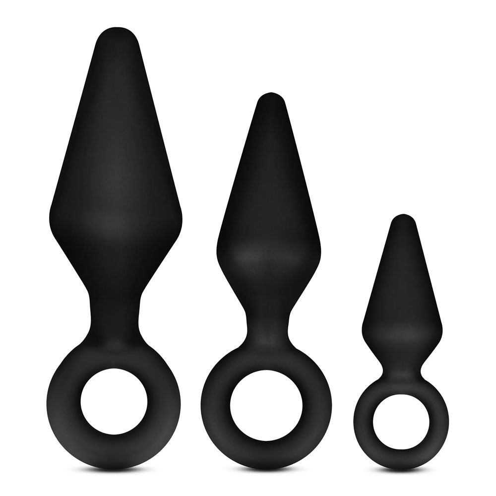 Butt Stuff Ring Pull Anal Plug Trainer Pack