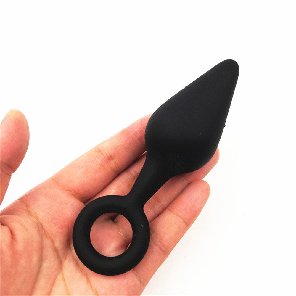 Butt Stuff Ring Pull Anal Plug Trainer Pack