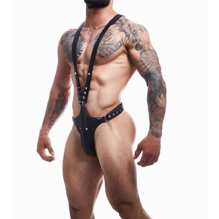 C4M BL4CK Dungeon Body Harness - Leatherette