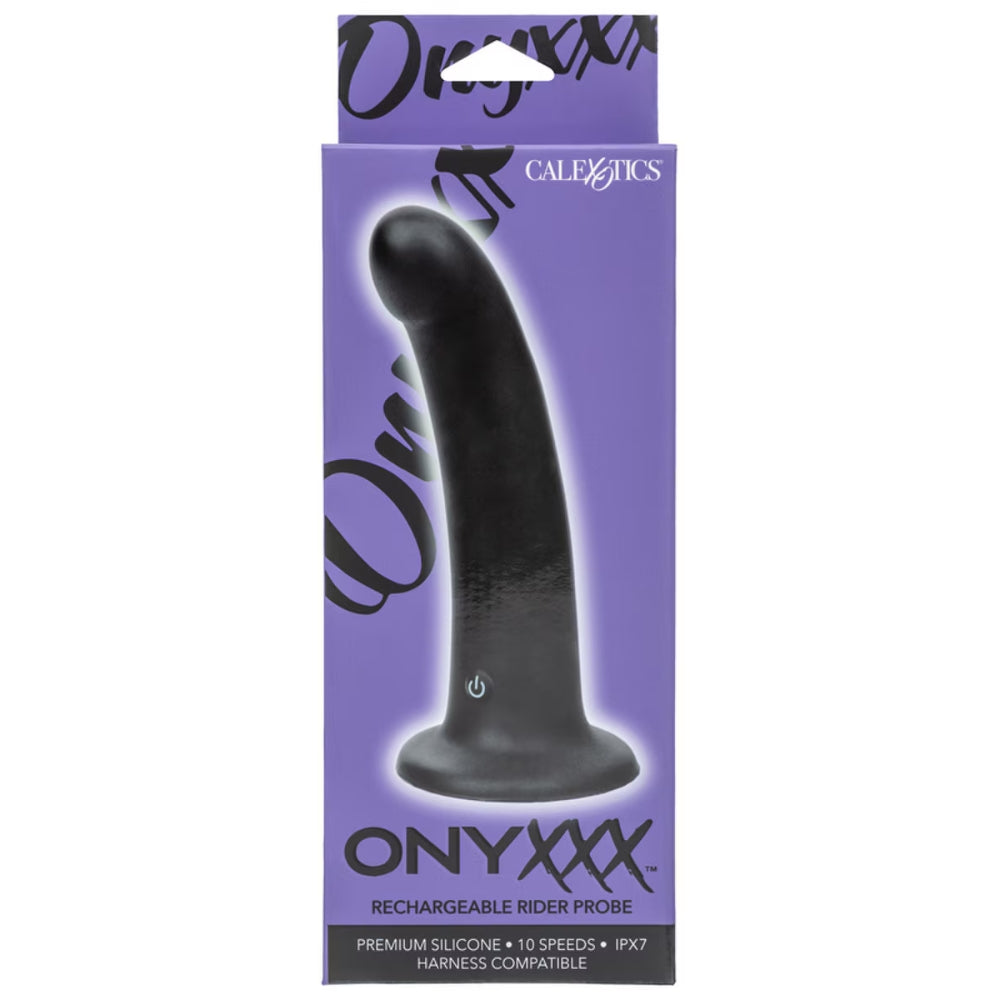 Calexotics Onyxxx Rechargeable Rider Probe - Black