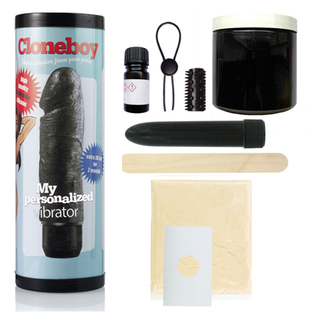 Cloneboy DIY Dildo Kit Vibrating - Black