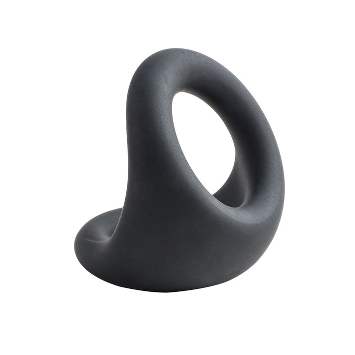 Cock Gear Liquid Silicone Cock & Ball Ring - Black