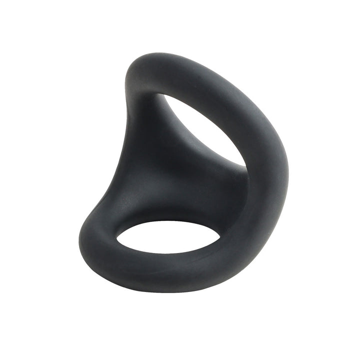 Cock Gear Liquid Silicone Cock & Ball Ring - Black