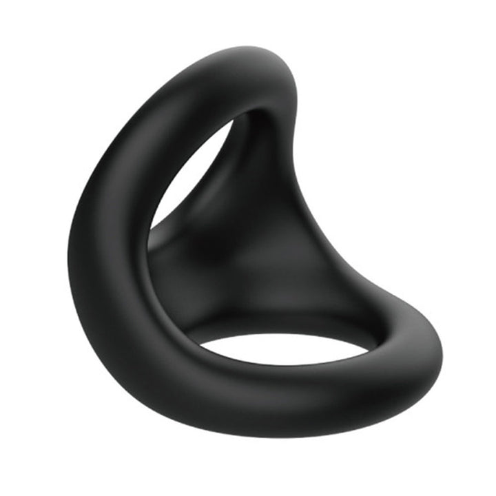 Cock Gear Liquid Silicone Cock & Ball Ring - Black