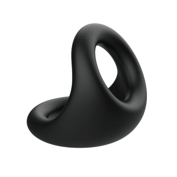 Cock Gear Liquid Silicone Cock & Ball Ring - Black