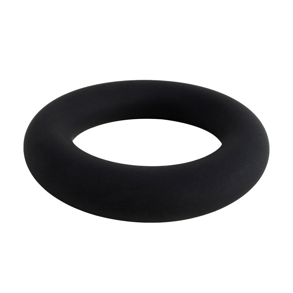 Cock Gear Liquid Silicone Thick Ring - Black