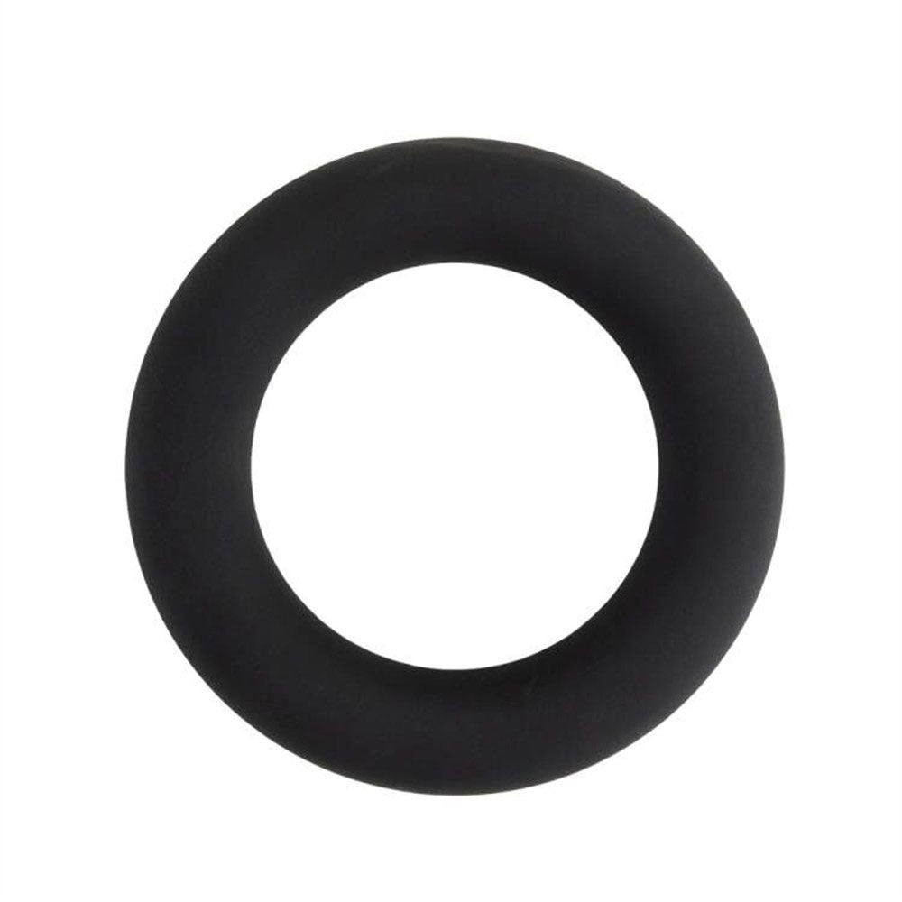 Cock Gear Liquid Silicone Thick Ring - Black