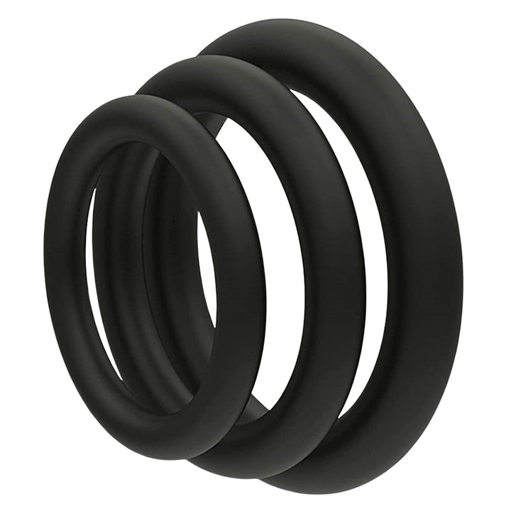 Cock Gear Silicone Ring Set - Small