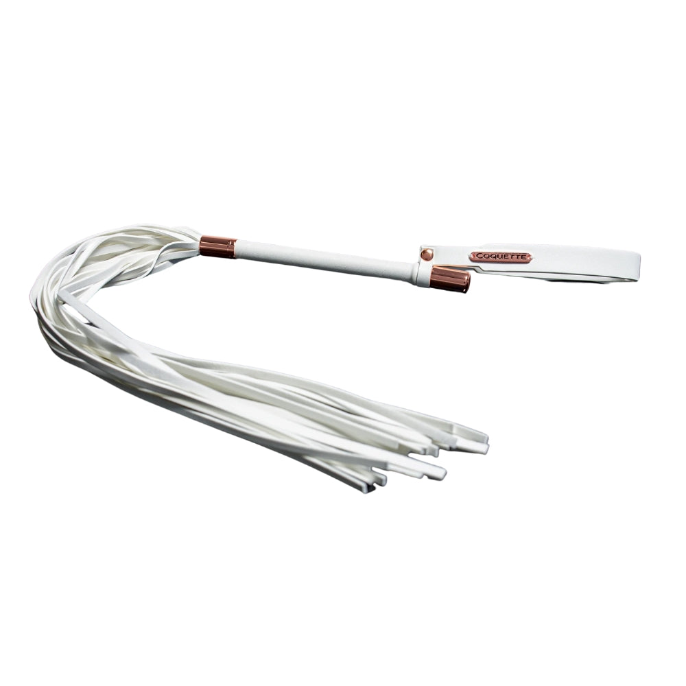 Coquette Vegan Leather Whip - White