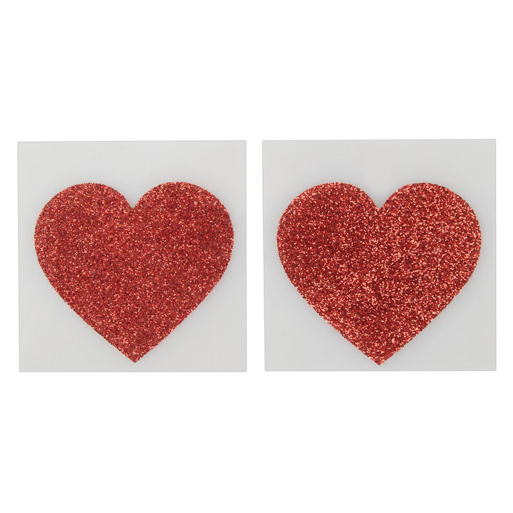 Cottelli Nipple Stickers - Red Heart