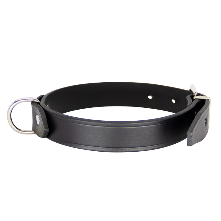 Love In Leather Australian Made Unlined D-Ring Collar 001