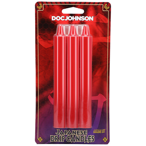 Doc Johnson Japanese Drip Candles - Red