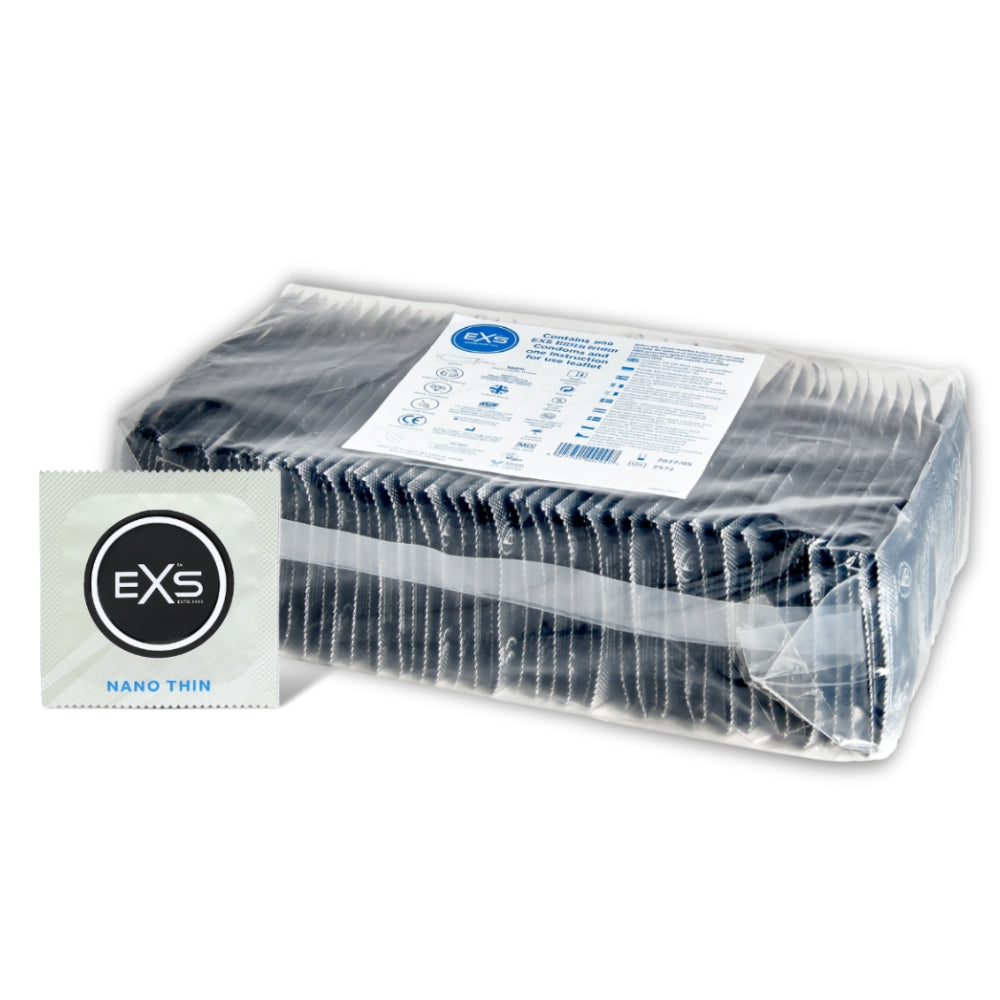 EXS Nano Thin Condoms 53mm - 100 Pack