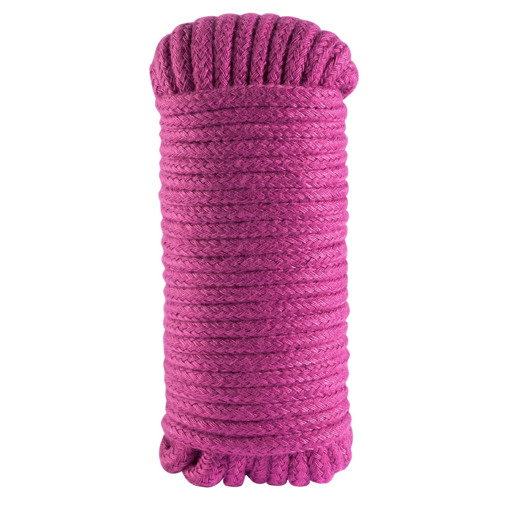 Pink Party Rope Excellent Power 10 Metre Cotton Rope | Pink | Bondage Rope – Pleasure Chest