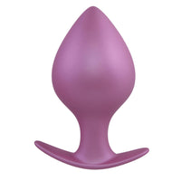 Excellent Power Metallic Glam T Base Butt Plug Medium - Purple