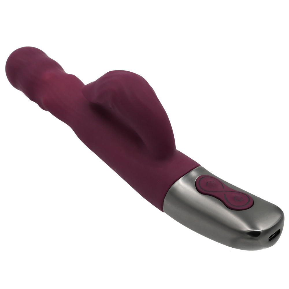 Using Thrusting Rabbit Excellent Power Titanz Thrusting Beaded Rabbit Vibrator | Rubine ...