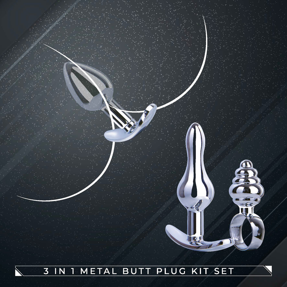 Excellent Power Hardware Gear Metal Butt Plug Kit | Ring Pop Pleasure Chest Excellent Power Hardware Gear Metal Butt Plug Kit | Ring Pop Pleasure Chest