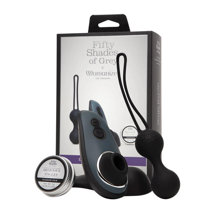 Fifty Shades of Grey & Womanizer Desire Blooms Kit
