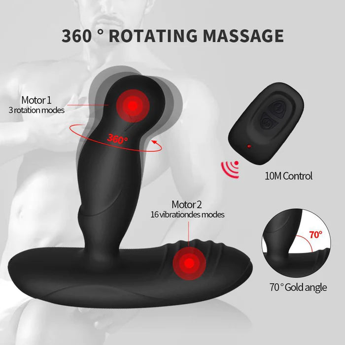 X-Cite Levett Ancus Prostate Massager - Carbon Fibre