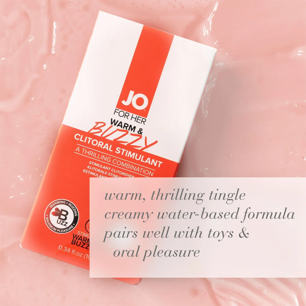 JO Clitoral Gel - Warm & Buzzy 10ml