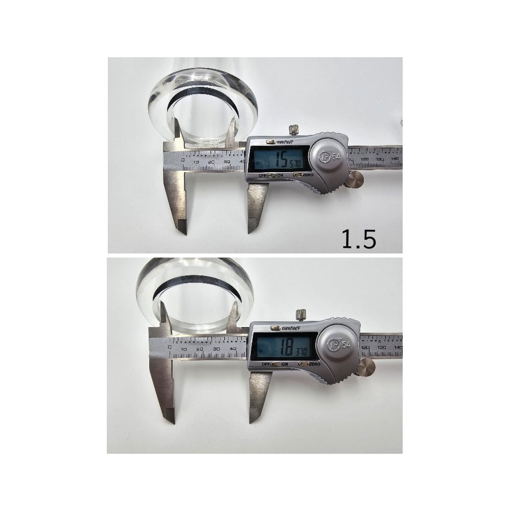 LA Pump Elliptical Penis Cylinder 38mm