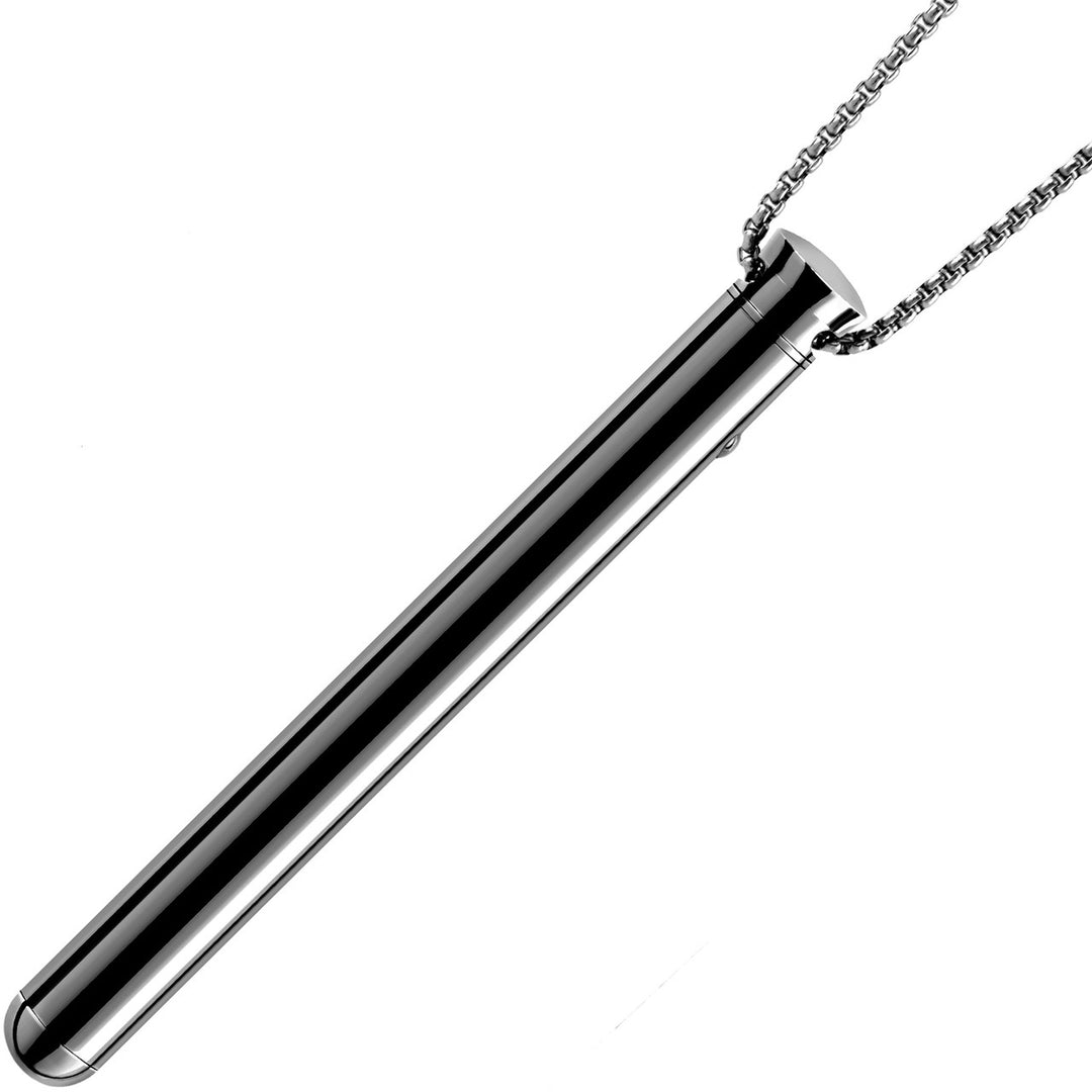 Le Wand Chrome Vibrating Necklace - Black