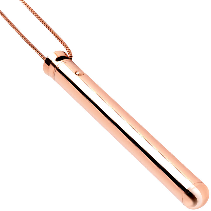 Le Wand Chrome Vibrating Necklace - Rose Gold
