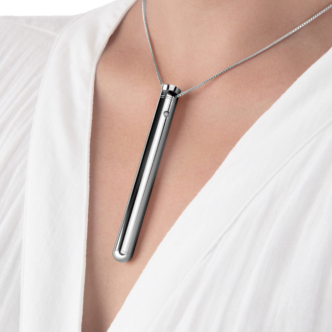 Le Wand Chrome Vibrating Necklace - Silver