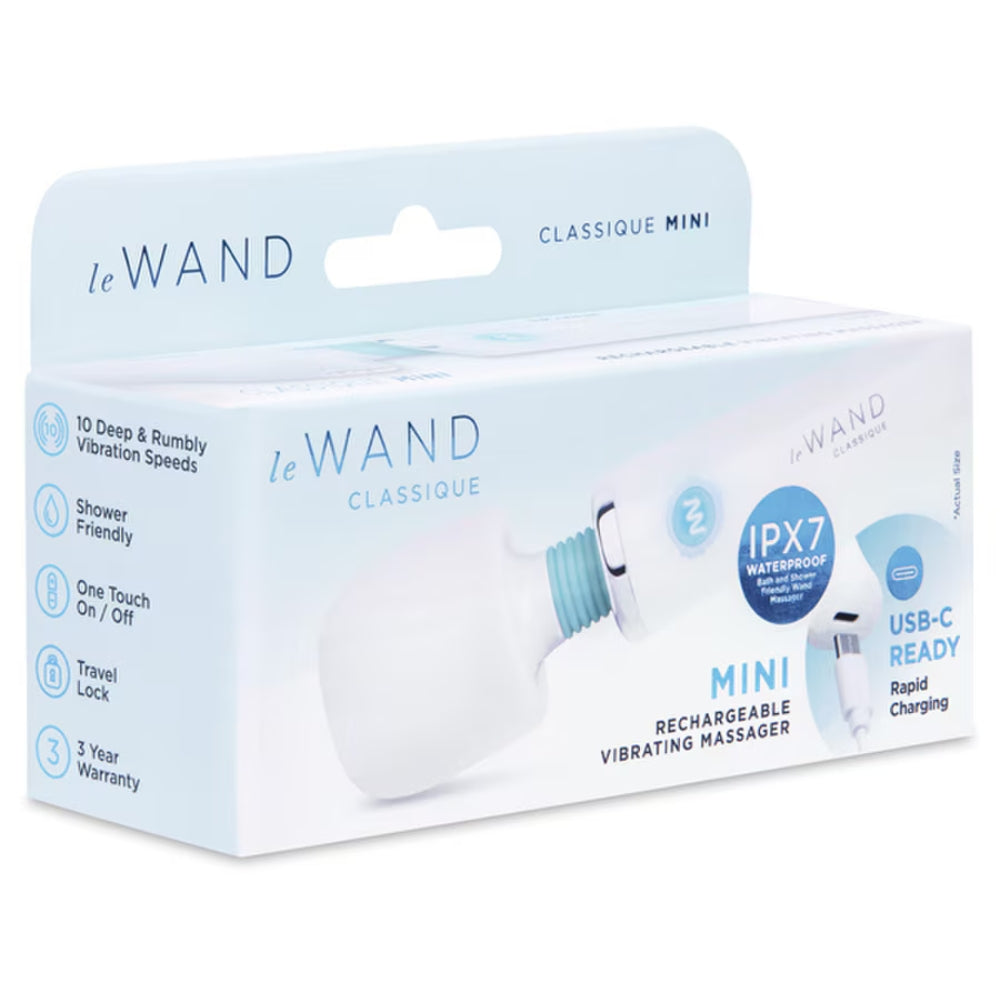Le Wand Classique Mini Wand Massager - White