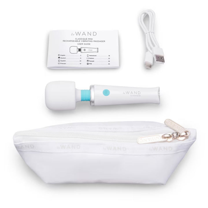 Le Wand Classique Mini Wand Massager - White