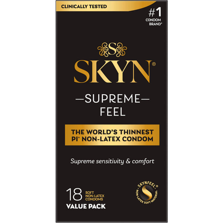 Lifestyles Skyn Supreme Feel Non Latex Condoms 10 Pack