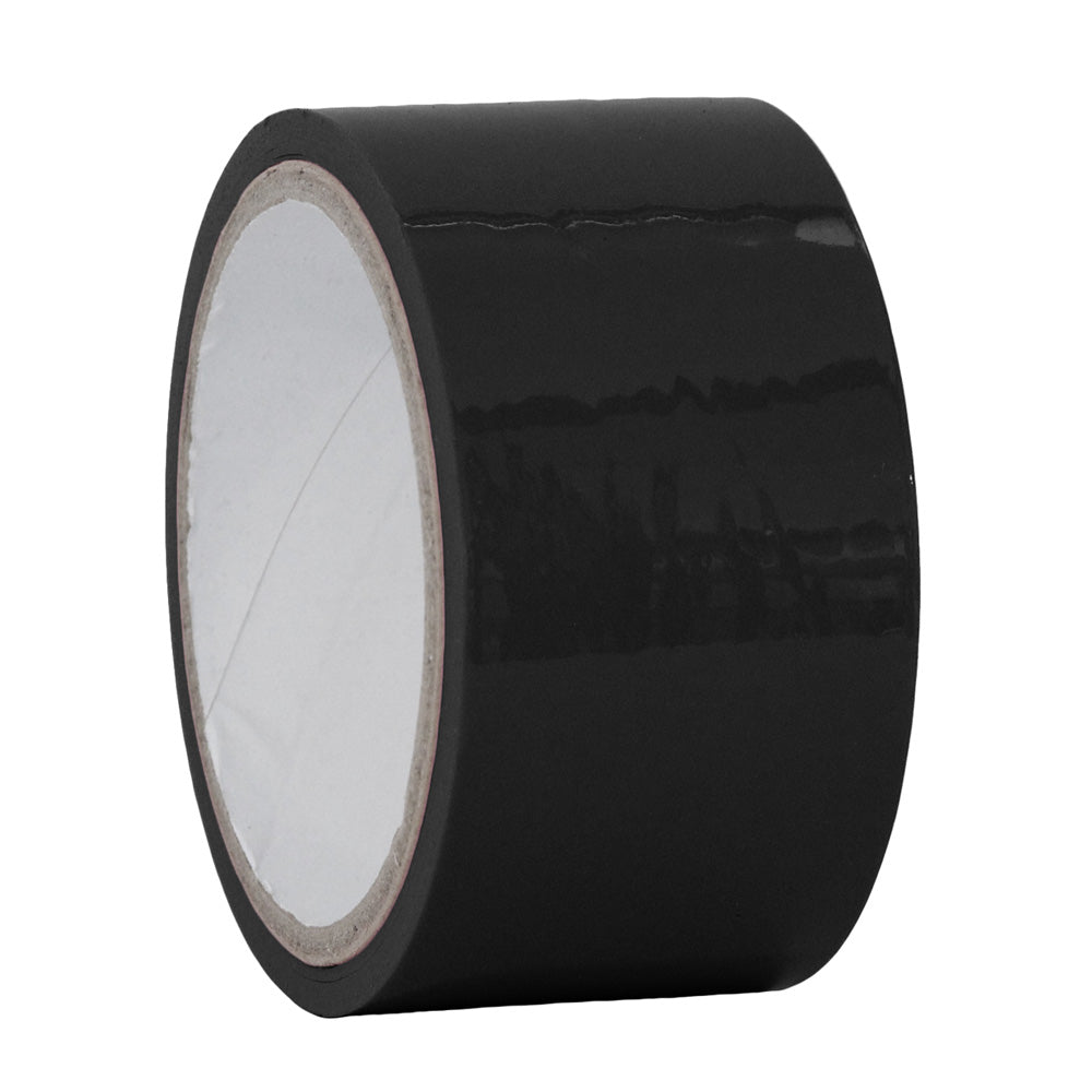 Love In Leather Reusable PVC Bondage Tape - Black
