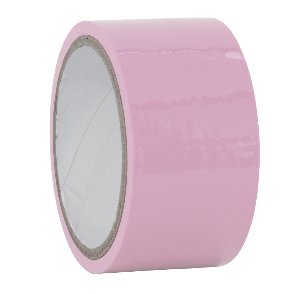 Love In Leather Reusable PVC Bondage Tape - Light Pink