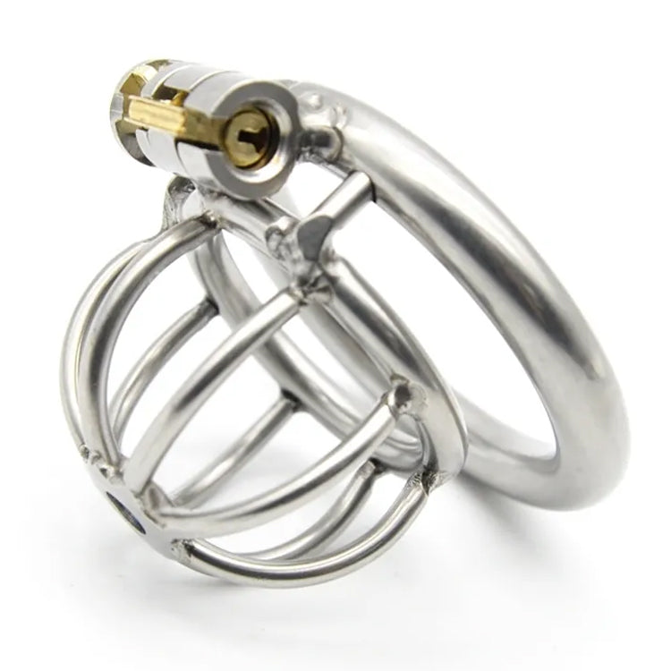 Love In Leather Short Cage Chastity Device