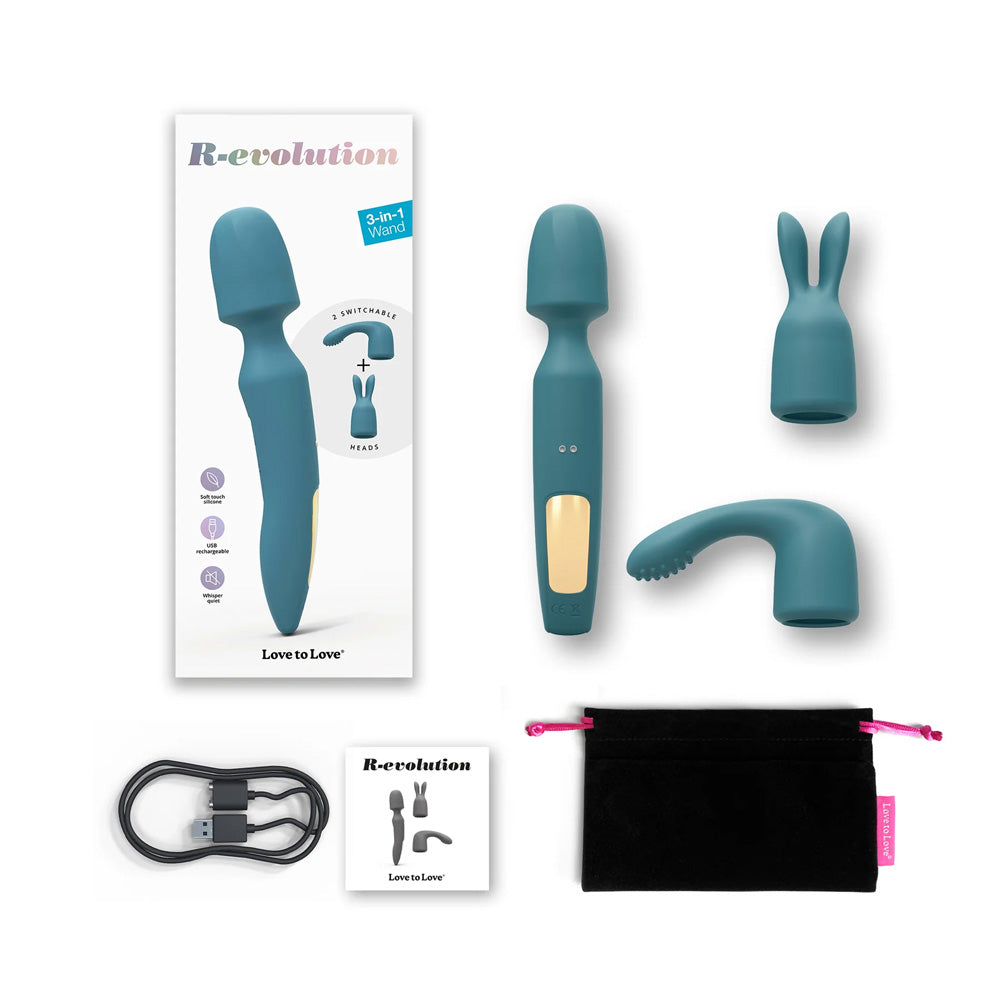 Love To Love R-evolution Wand Kit - Teal
