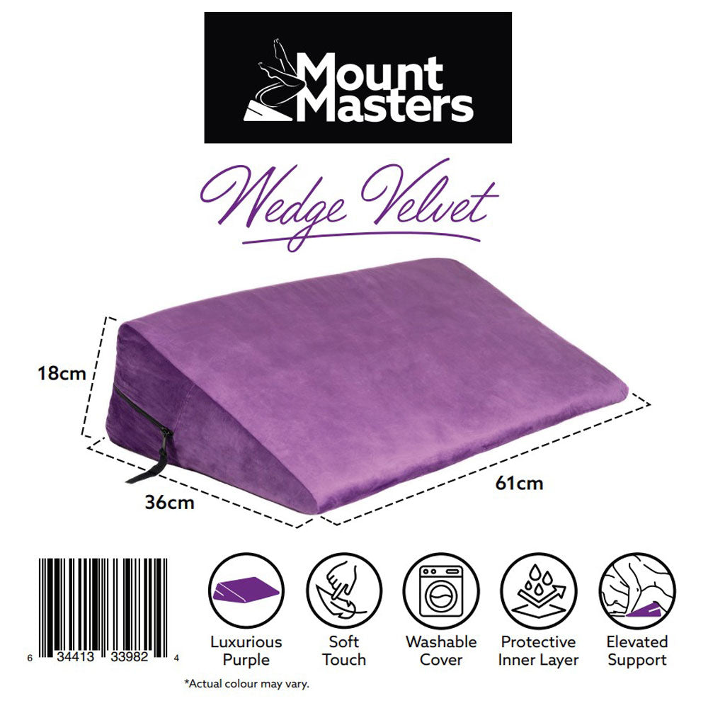 Mount Masters Wedge Velvet - Purple