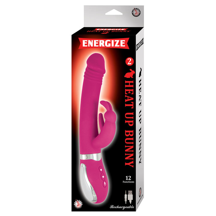 NassToys Energize Heat Up Bunny 2 - Pink