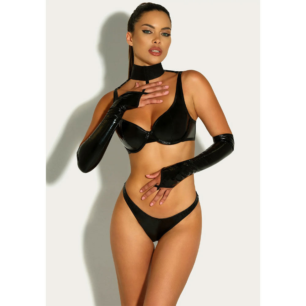 Oh La La Cheri Wear Me Now, Wear Me Later Gloves - Black